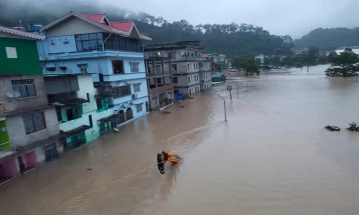 CM announces housing schemes for those who lost homes in Sikkim flash flood