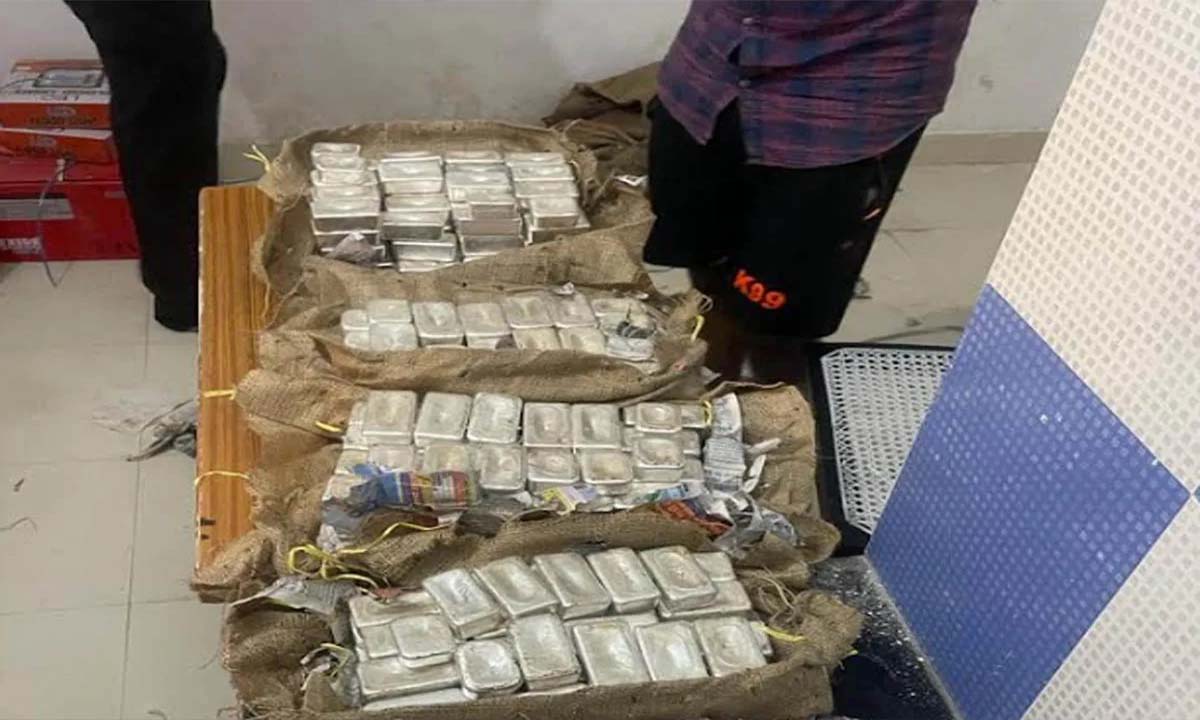 293 kg silver seized from the bus, police caught three including the driver