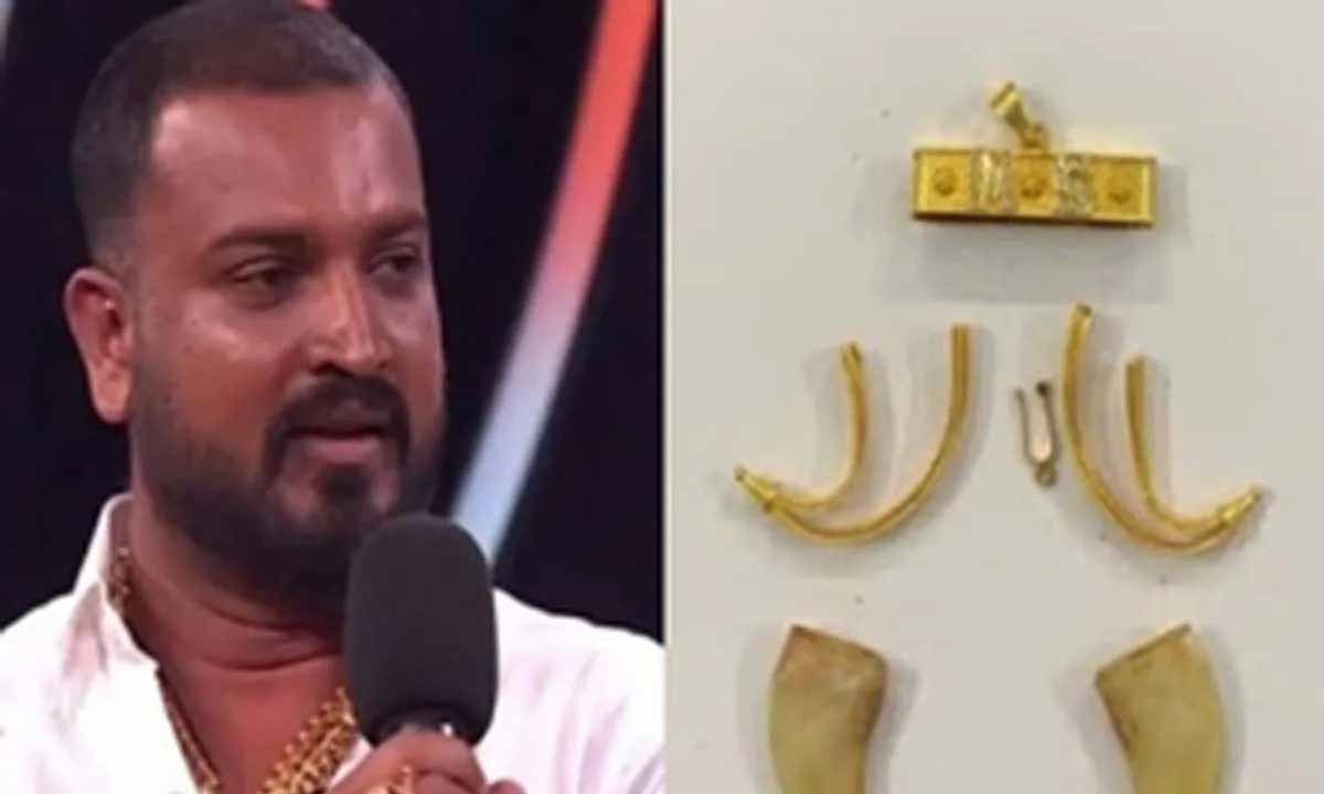 Contestant arrested for wearing tiger's claw locket, picked up from reality show set