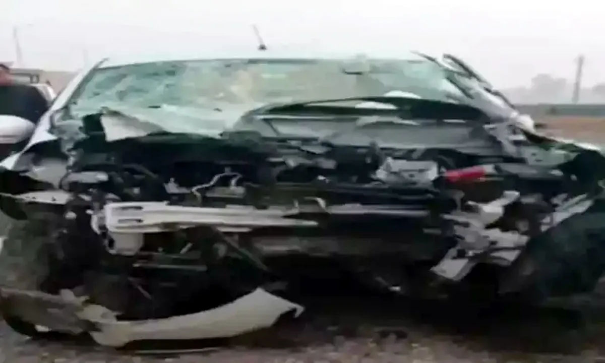 Husband and wife died in a horrific road accident between car and truck