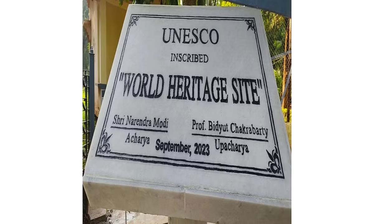 Visva Bharati said, UNESCO texts should be included permanently