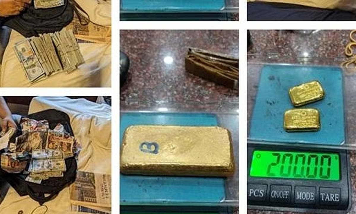 Big gold smuggling syndicate linked to African nationals busted, contraband and currency worth lakhs seized