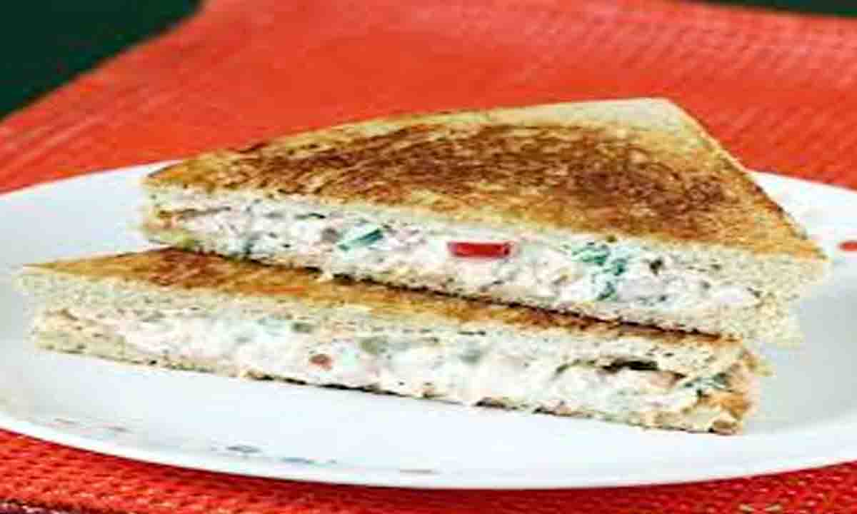 Curd Semolina Sandwich, Recipe,