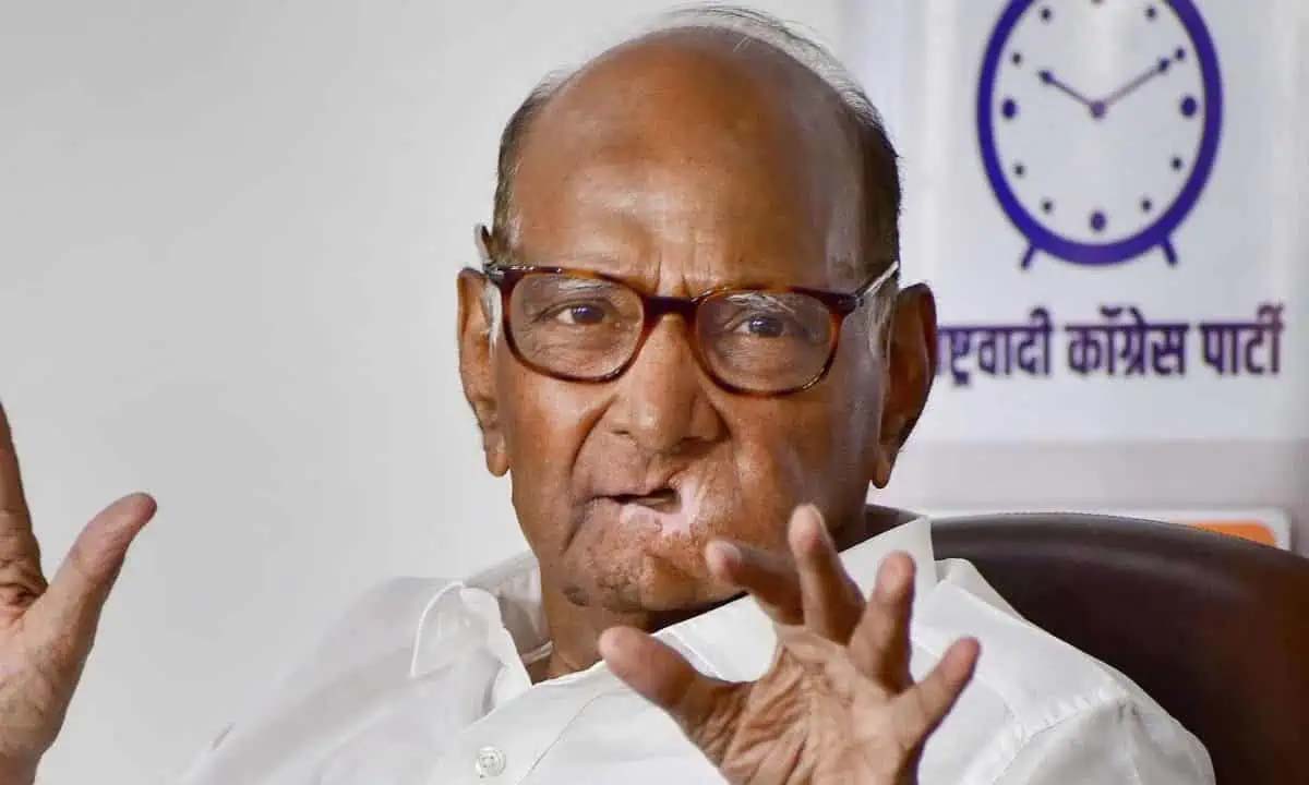 NCP workers blacken the face of the person who made Pawar's 'fake OBC certificate'