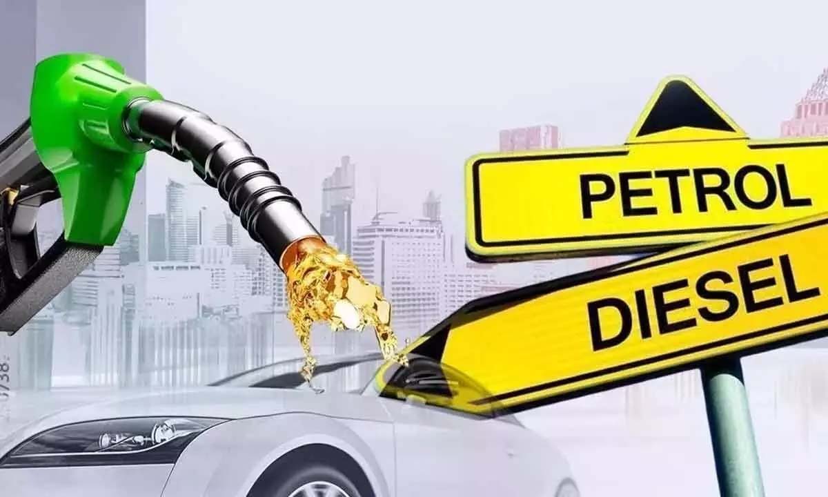 Petrol and diesel prices stable today