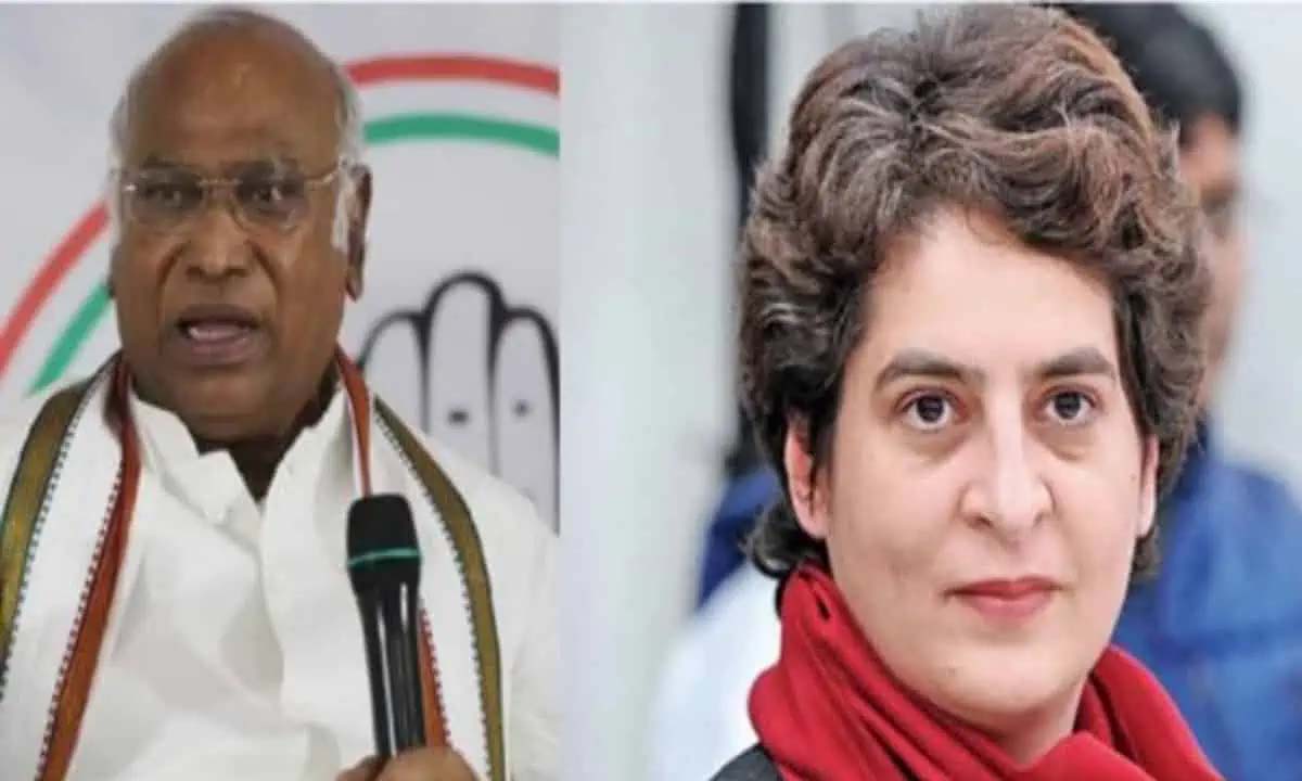 Kharge, Priyanka will hold rallies in poll-bound Rajasthan today