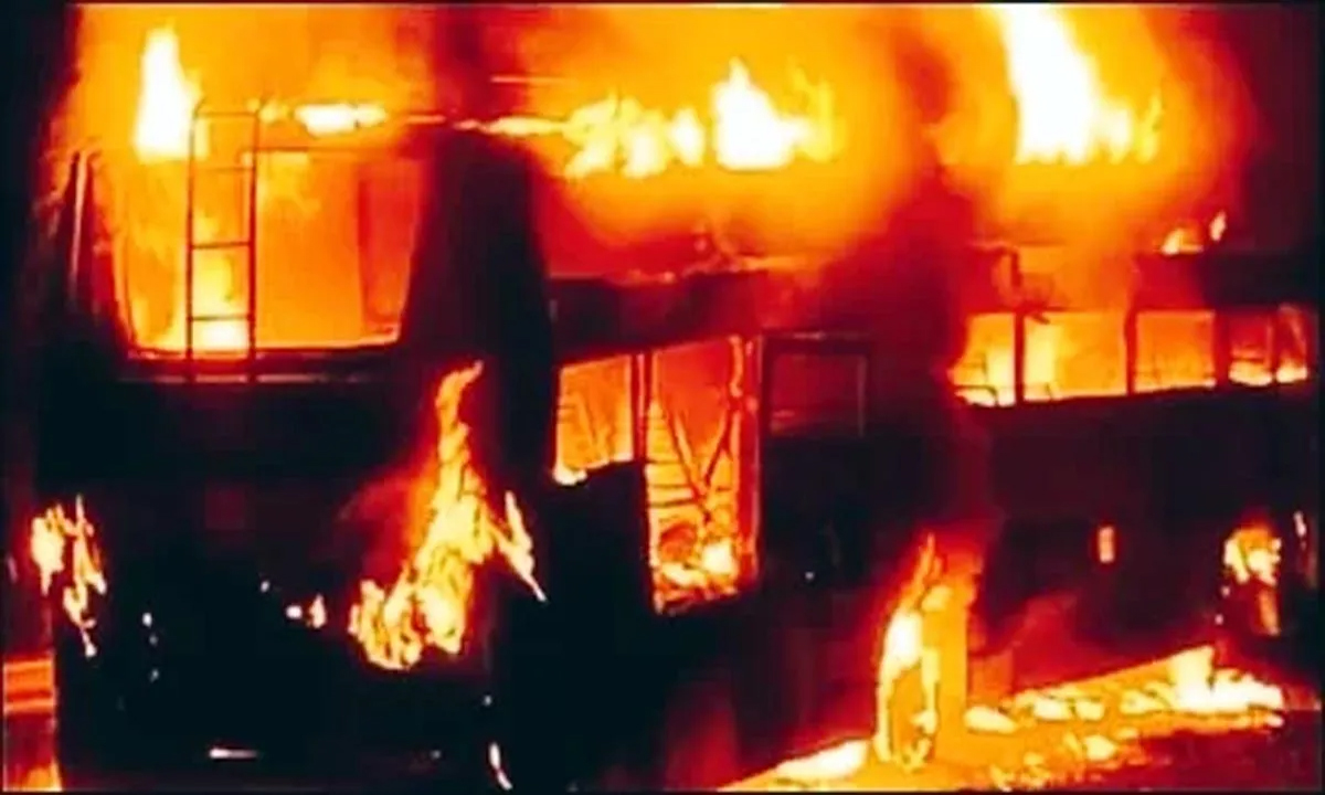 36 people injured in bus fire, one dead