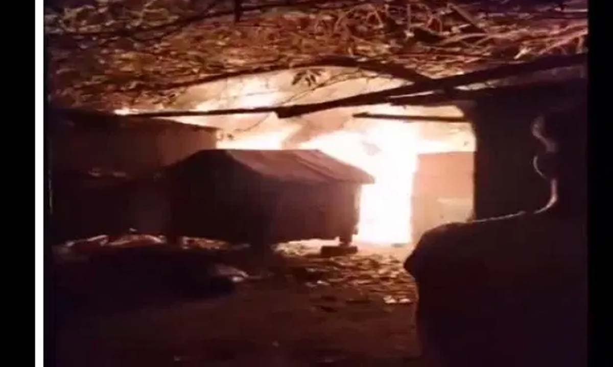 Wooden boxes of fishermen destroyed in massive fire in Visakhapatnam
