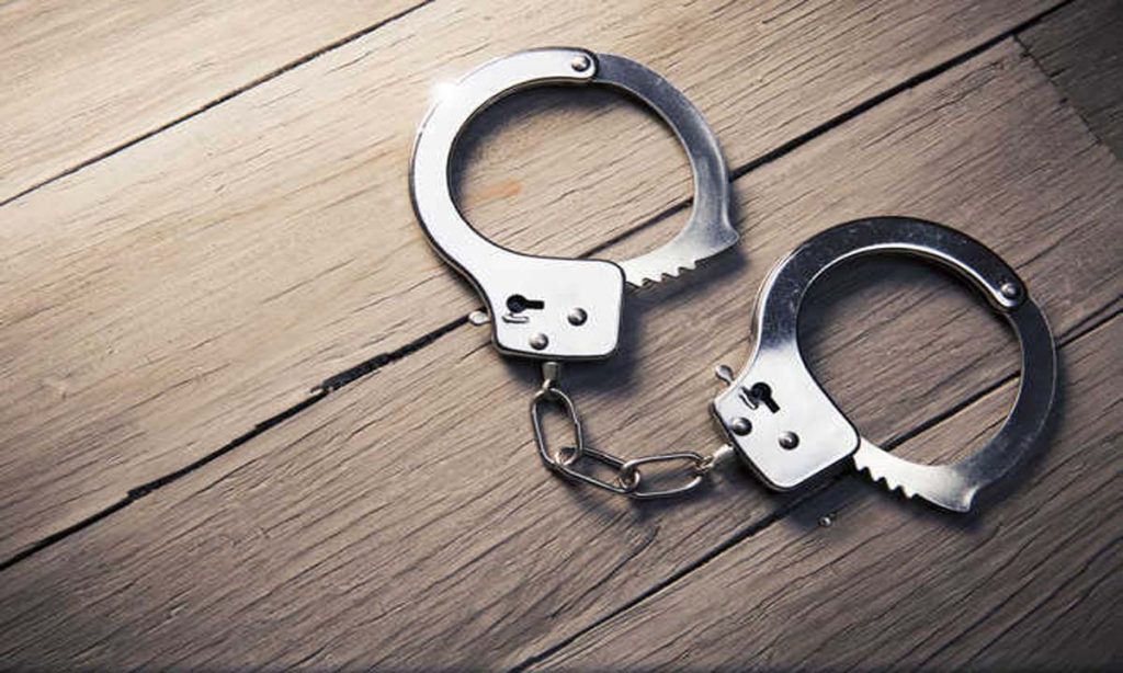 2 arrested with stolen iron block