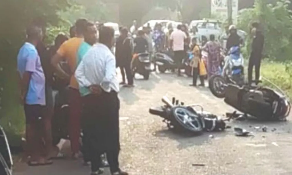 22-year-old youth dies in head-on collision between two-wheelers in Siridao