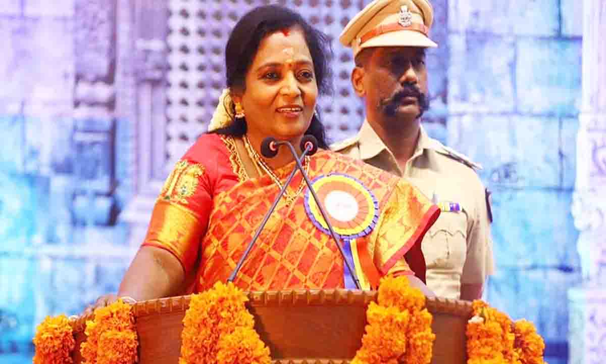 Northern states represent 'Gaumudra', not 'Gaumutra' Telangana Governor Tamilisai