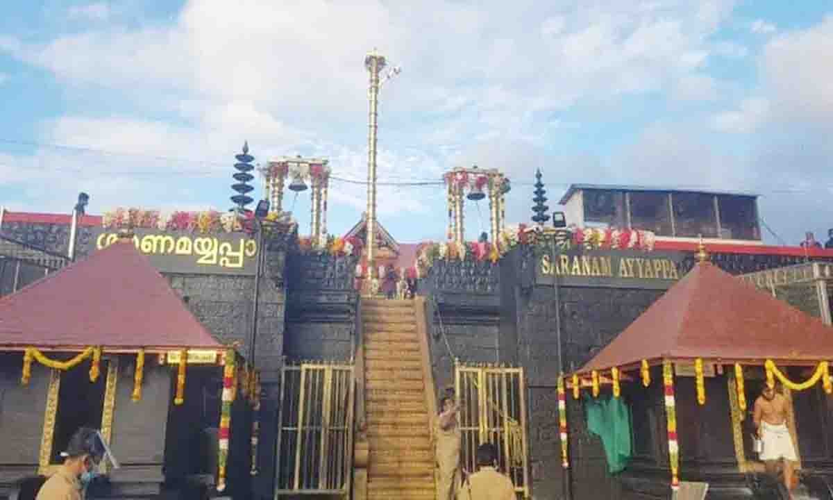 Hindu Ekya Vedi protests alleging lack of facilities at Sabarimala temple