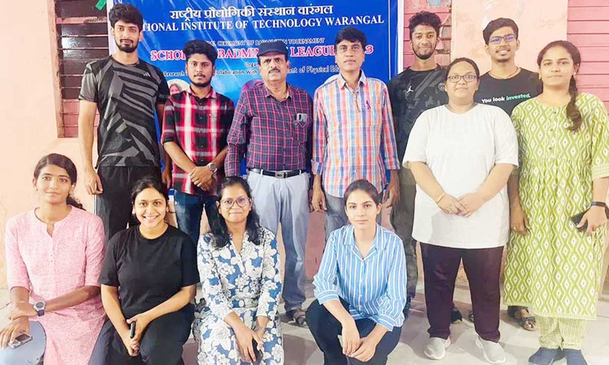 Scholars Badminton League 2023 begins at NIT Warangal