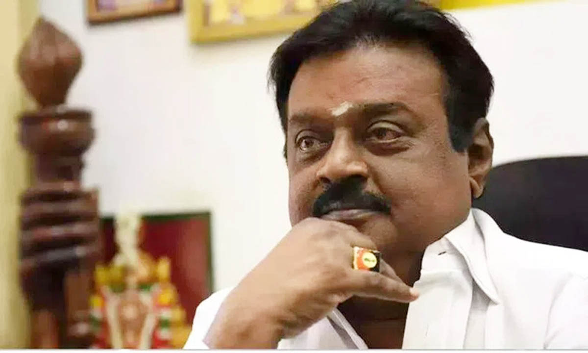 Tamil Nadu government announces state honors for Vijayakanth's funeral