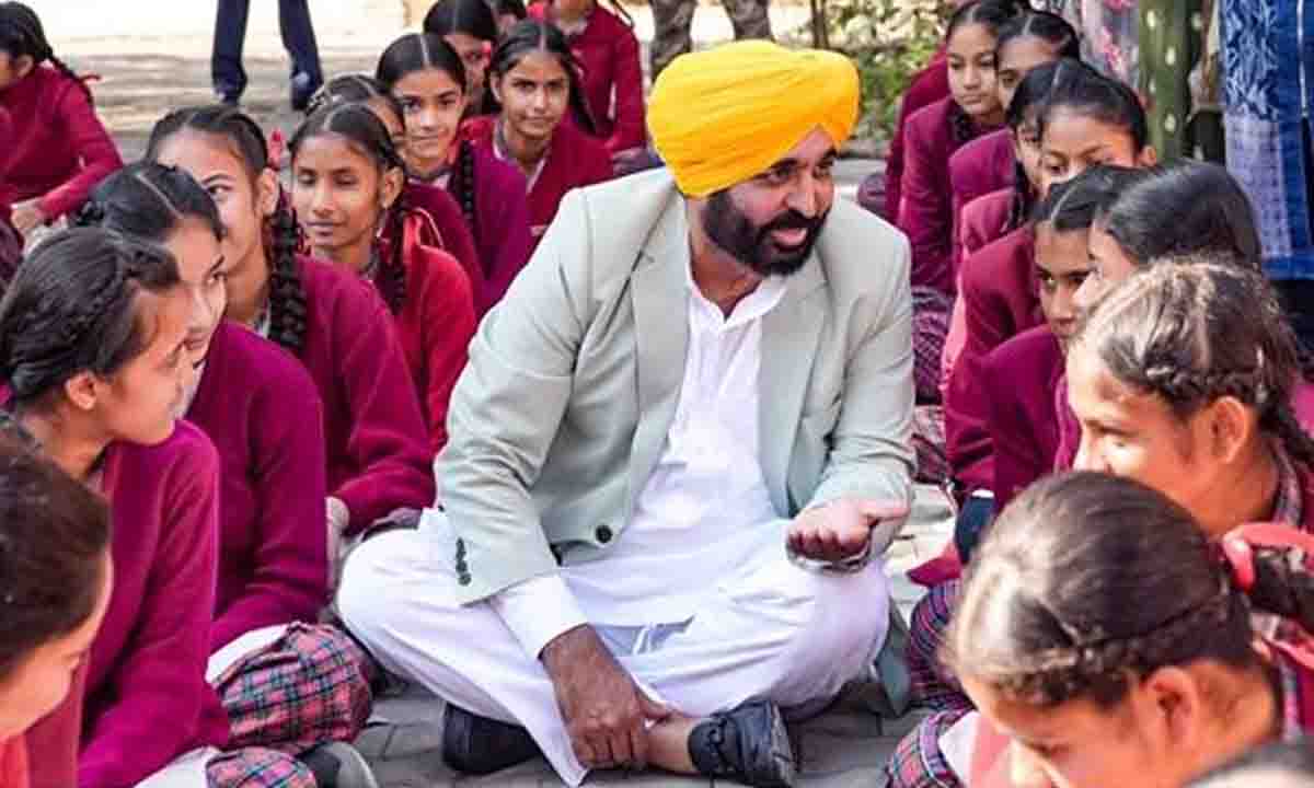 CM Mann conducted surprise inspection of government schools of Rupnagar
