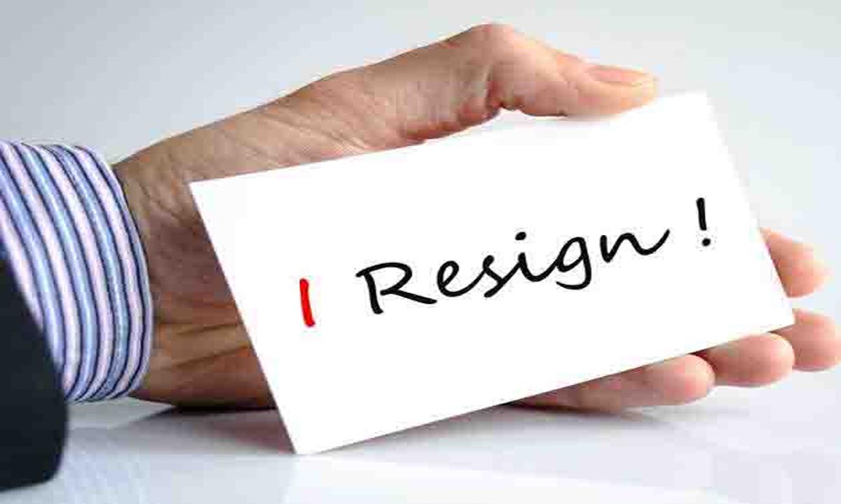 Municipality Chairman resigned