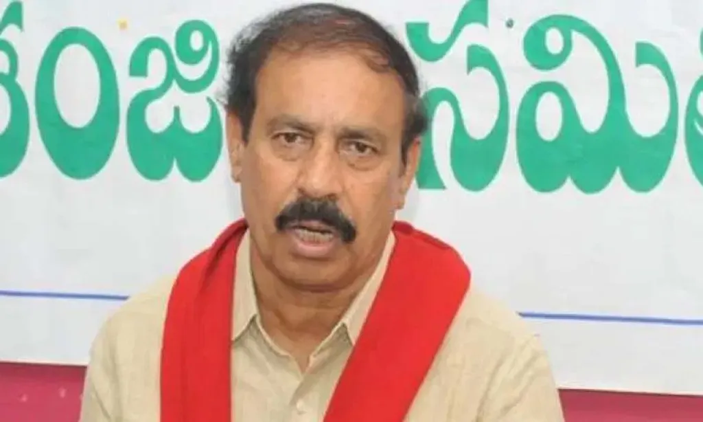 CPI state secretary accuses government of neglect after Cyclone Michong