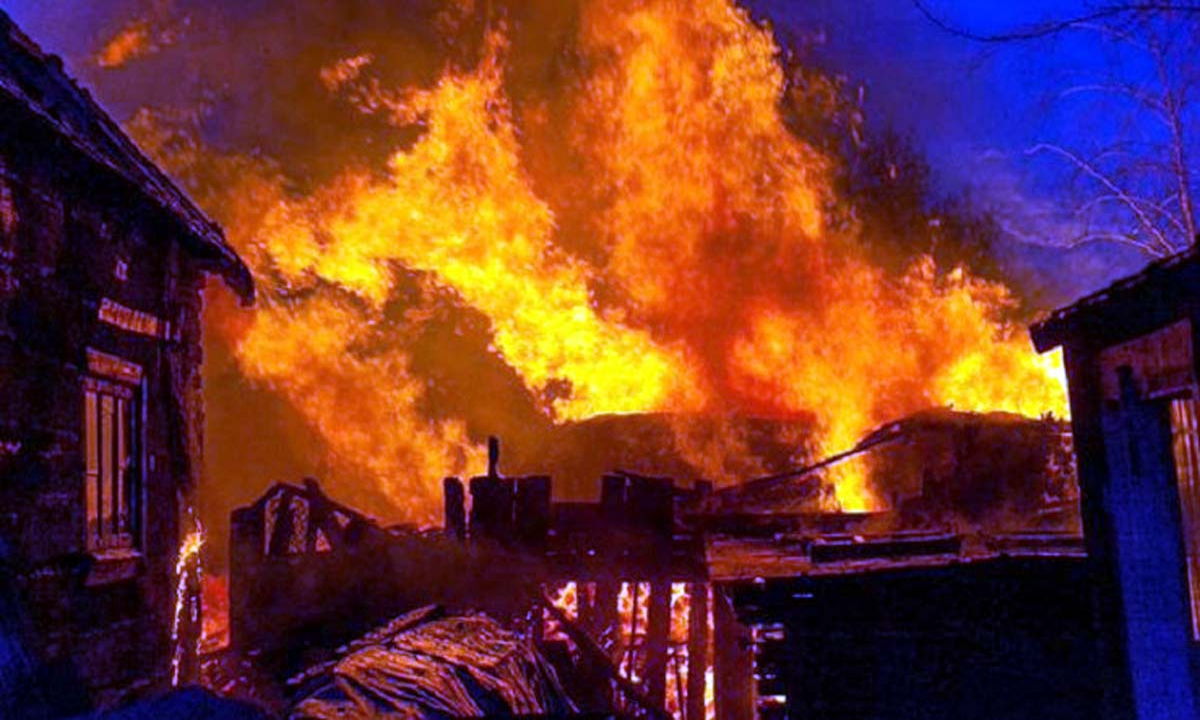 Playing with matches proved costly, 11 houses caught fire