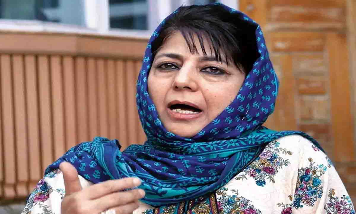 Mehbooba Mufti spoke about Article 370