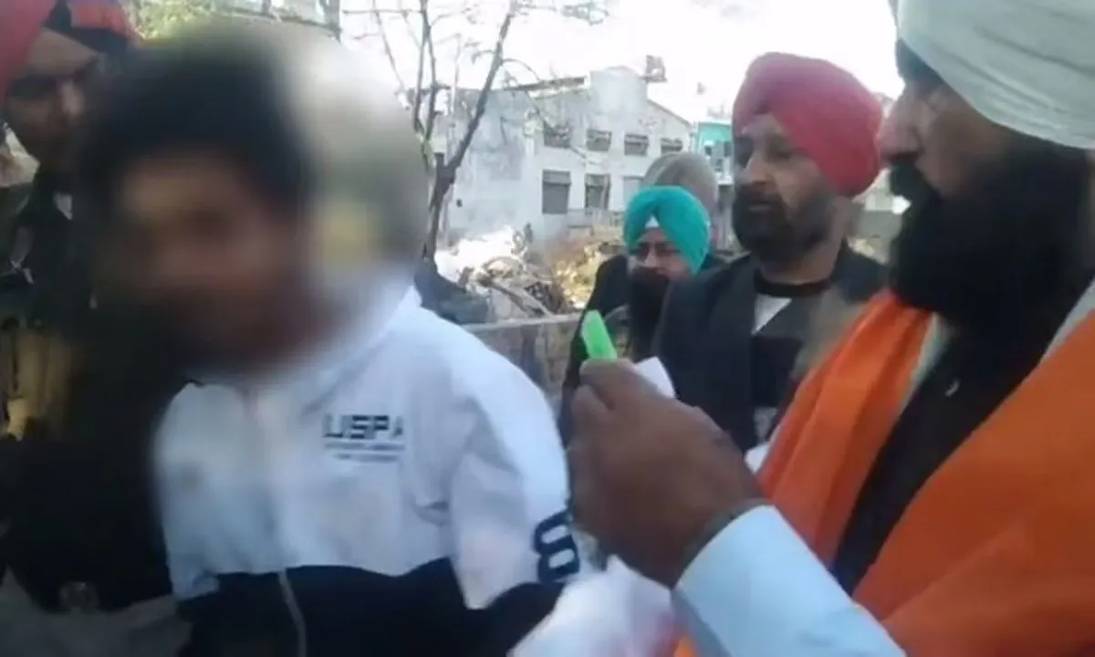 AAP MLA slaps young man, see VIDEO