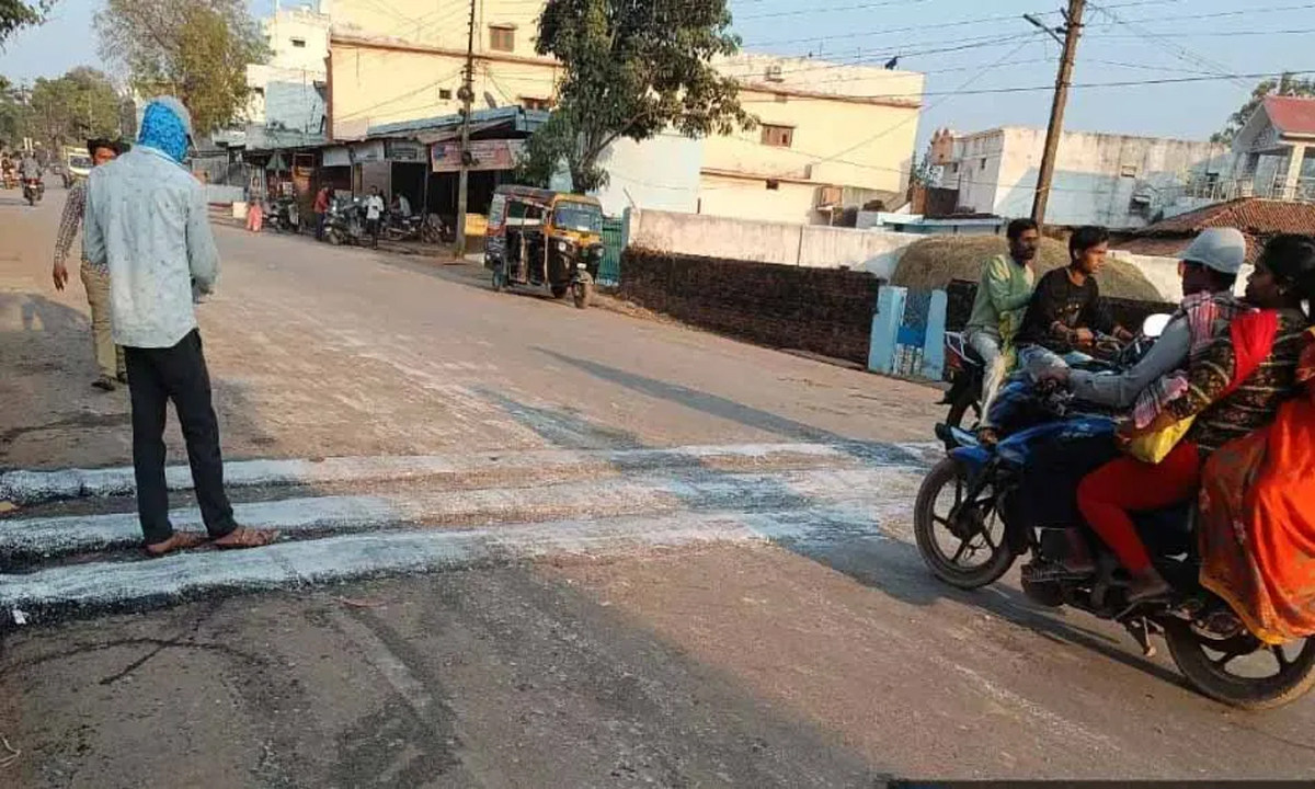 Speed breakers were made after the death of 3, school children were killed