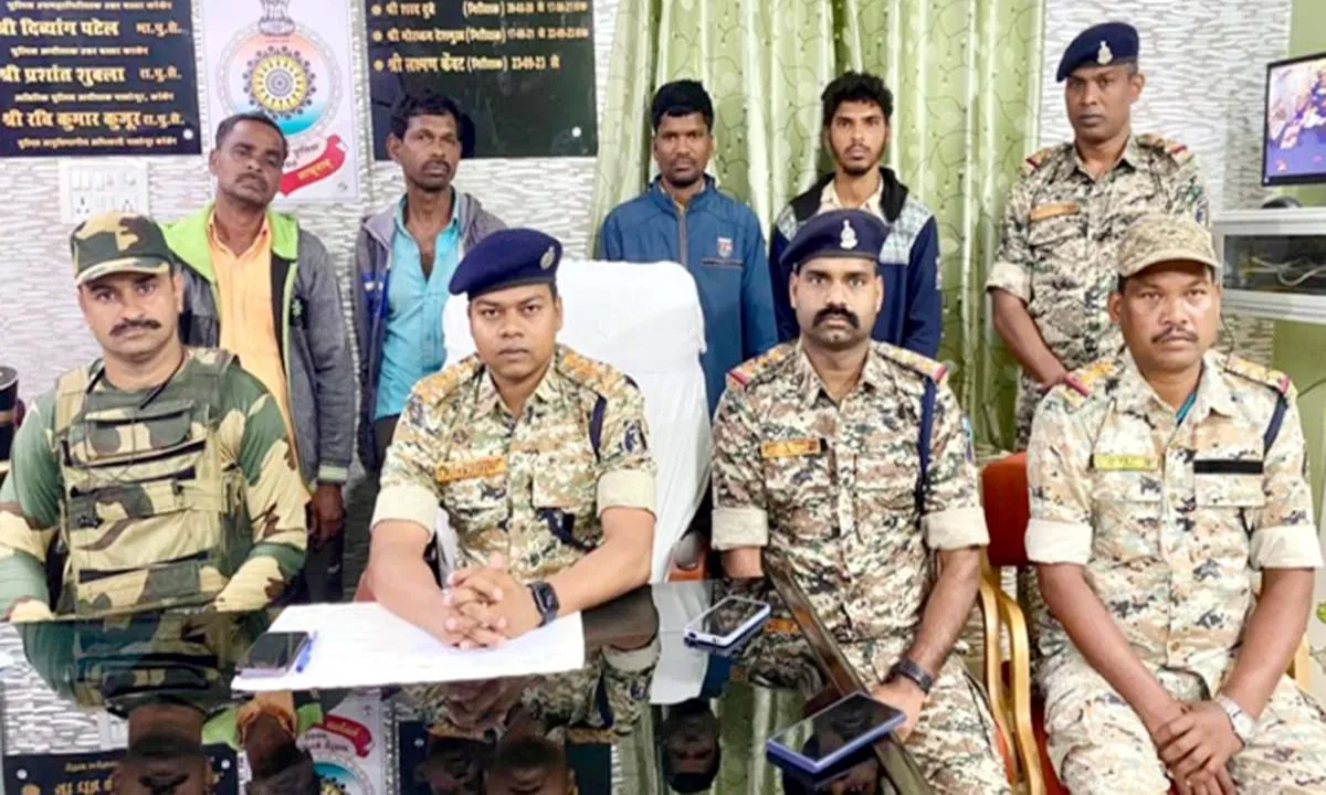 4 Naxalites involved in IED blast arrested