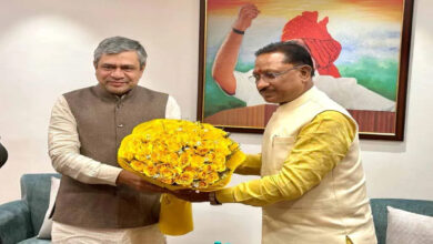 CM Sai met Railway Minister Ashwini Vaishnav