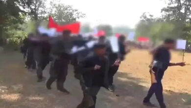 Naxalites took out a rally, then released a blurred video
