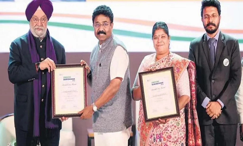 VISAKHAPATNAM: With three cities in top 10, state dominates Swachh Survekshan-2023 awards