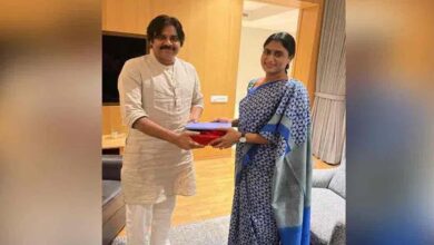 YS Sharmila meets Pawan Kalyan, invites him for son's wedding