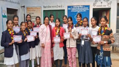 Girls who excelled in sports were honored