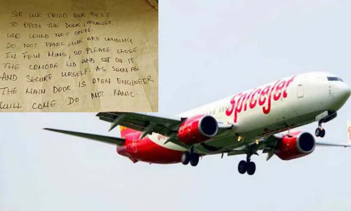 Hyderabad: SpiceJet crew consoles passenger stuck in toilet