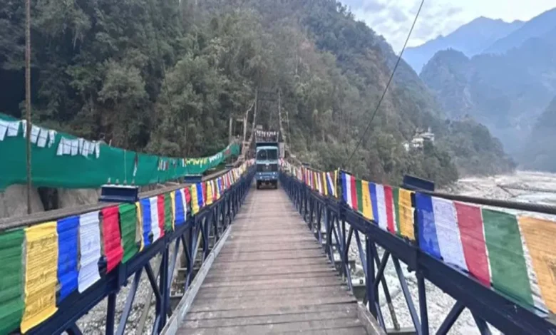 GANGTOK: BRO connects upper Zonghu with 400 feet bailey suspension bridge