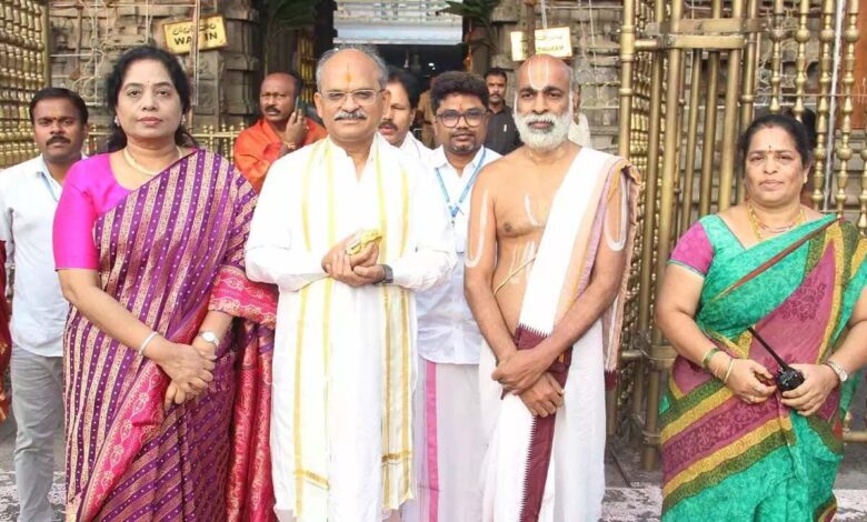 Tirumala: AP CM prayed