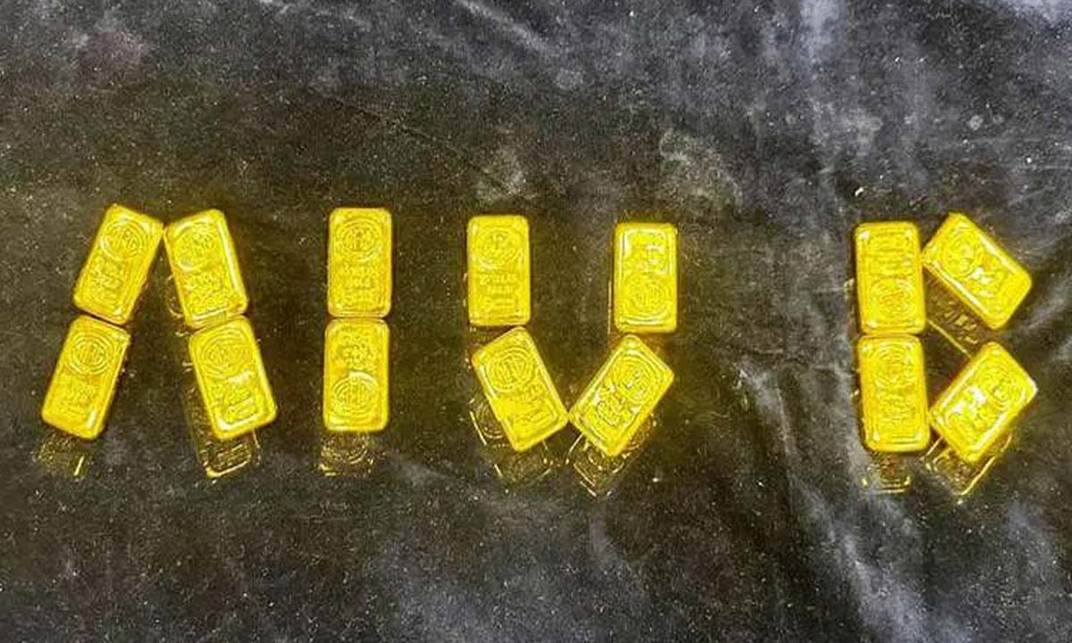 Hyderabad: Gold worth Rs 3 crore seized at airport