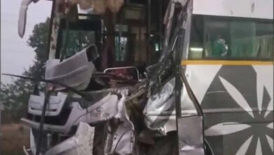 Srikakulam: Horrific bus collision, one dead, 30 injured