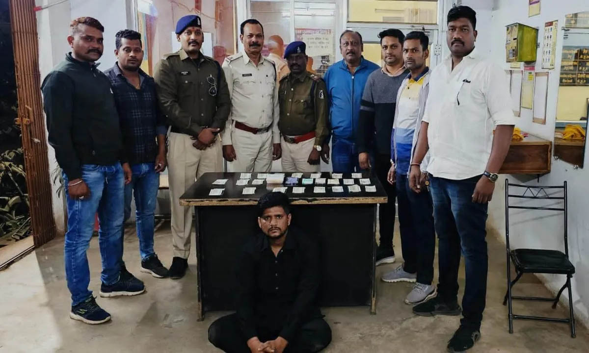 Activa rider arrested with heroin, worth lakhs of rupees