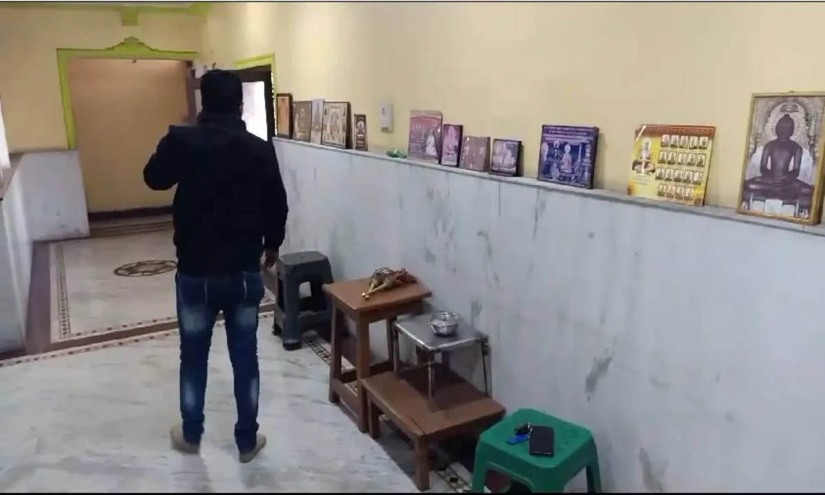 Theft in Jain temple of Raipur, donation box crossed