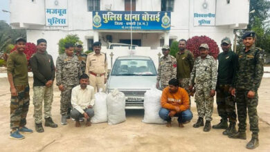 Ganja worth Rs 10 lakh recovered from Maruti car, two smugglers arrested