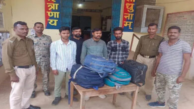 4 accused arrested with 34 kg ganja