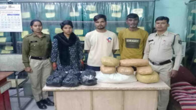 Ganja worth lakhs was sold near old age home, 2 youths including woman arrested