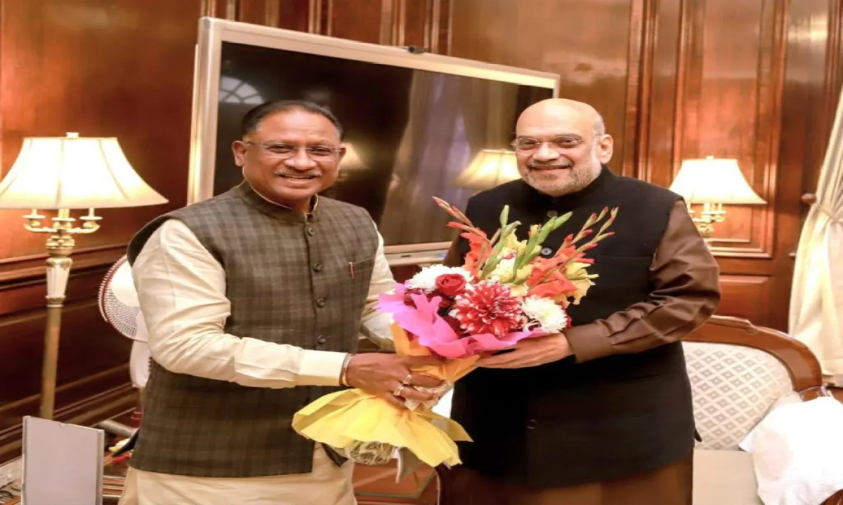 Chief Minister Vishnudev Sai met Union Home Minister Amit Shah