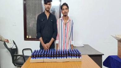 Intoxicating cough syrup was being sold in the old bus stand, 2 smugglers arrested