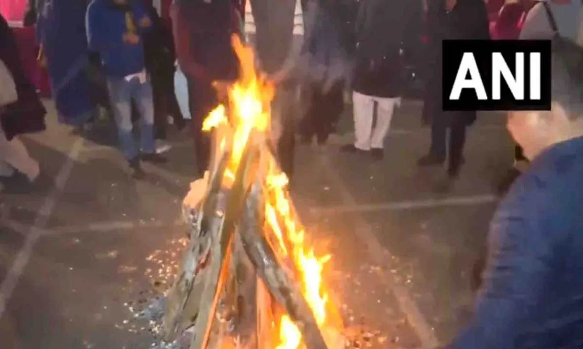 Lohri being celebrated in Punjab, watch video