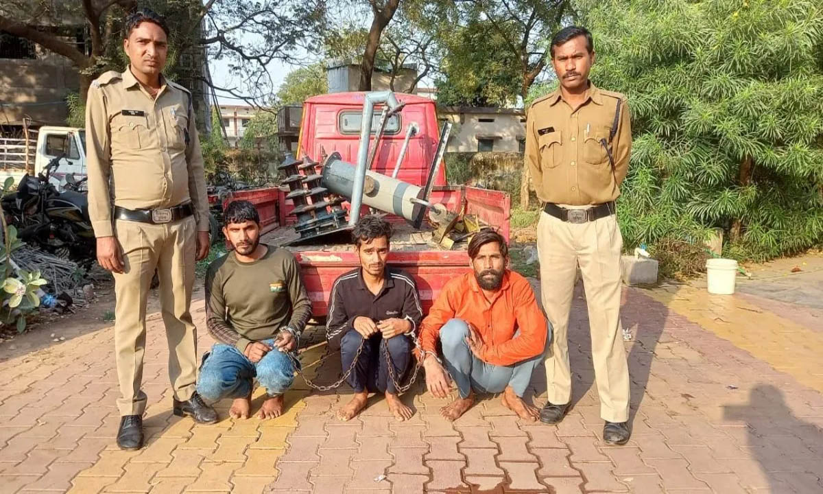 Transformer theft in Raipur, Dhamtari and Durg cities, three accused arrested