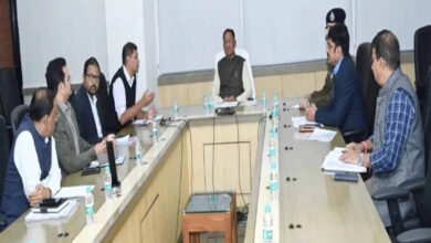 Chief Minister Vishnudev Sai taking high level meeting