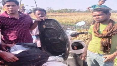 Mahua liquor seized from the trunk of the scooter