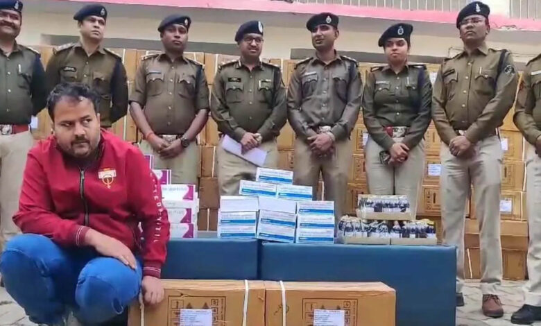 Intoxicating tablets and cup syrup worth Rs 1 crore 60 lakh seized