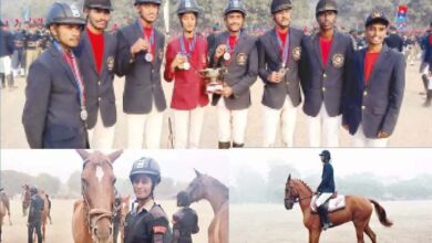 AP & TS NCC team shines at R-Day Horse Show Competition-2024