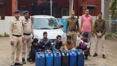 Used to steal diesel by breaking truck tank, police caught the gang